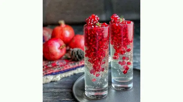 ژله حبابی انار