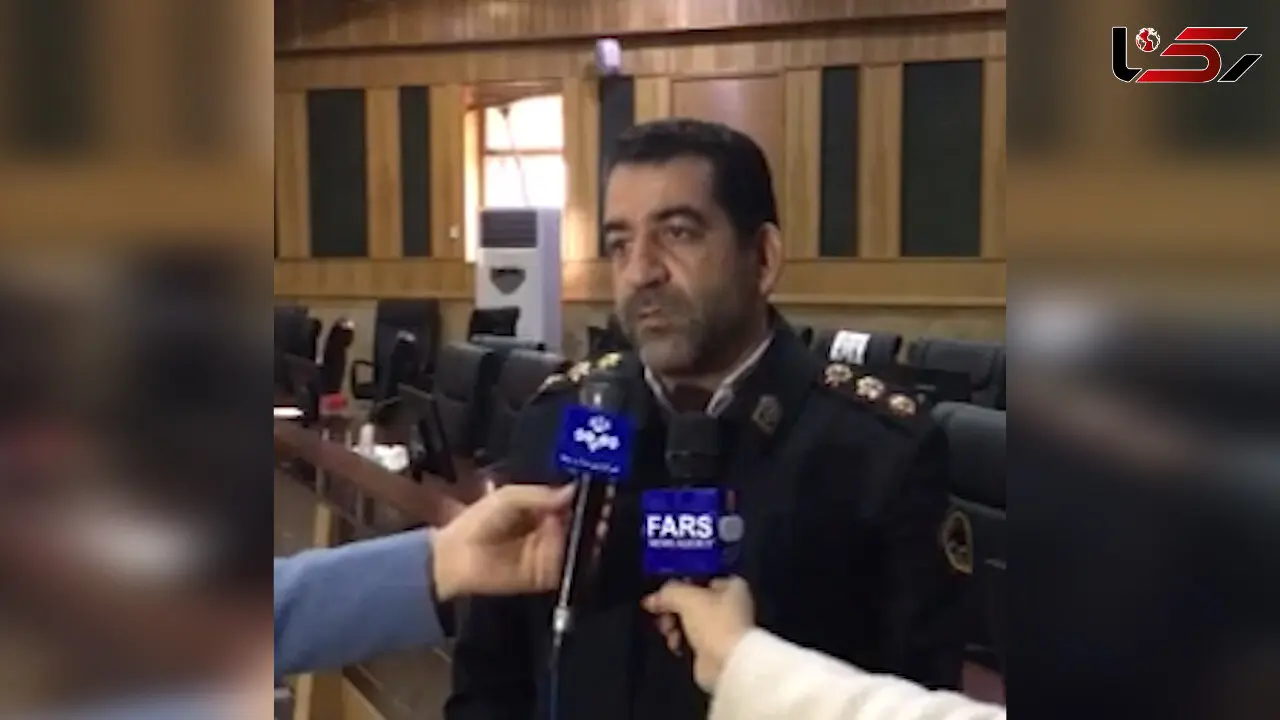  فیلم توضیحات رئیس پلیس راه کرمانشاه در خصوص علت تصادف مینی بوس دانش آموزان 