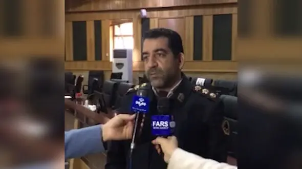  فیلم توضیحات رئیس پلیس راه کرمانشاه در خصوص علت تصادف مینی بوس دانش آموزان 