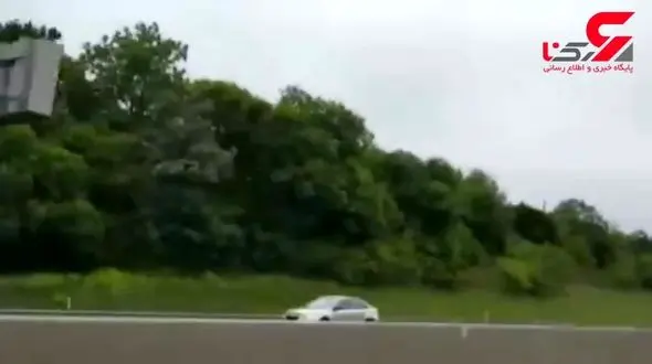 عاقبت مرگبار رانندگی جوان 23 ساله در لاین مخالف بزرگراه + فیلم 