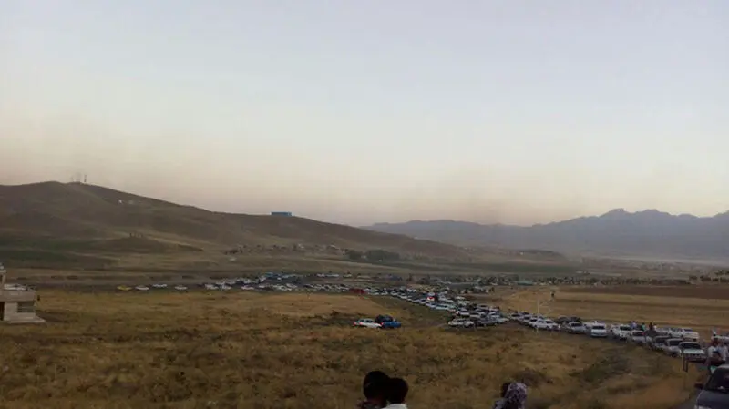 اعتراض مردم به جاده اراک