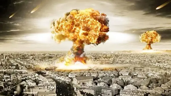 فیلم شبیه سازی شده یک انفجار اتمی / آخر زمان را ببینید!