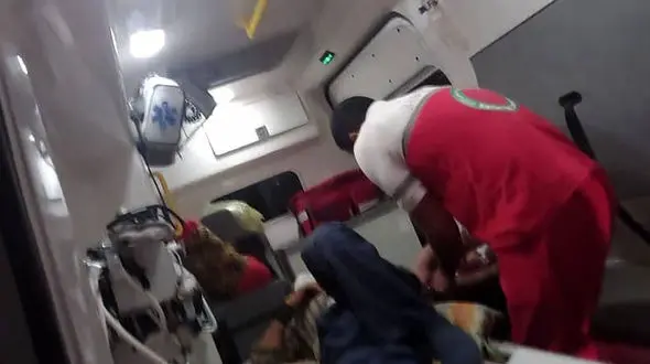 سقوط یک مرد در جنگل کیاسر