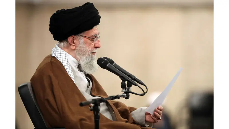 حضرت آیت الله خامنه ای رهبر معظم انقلاب در دیدار هزاران نفر از معلمان و فرهنگیان سراسر کشور به مناسبت روز معلم	