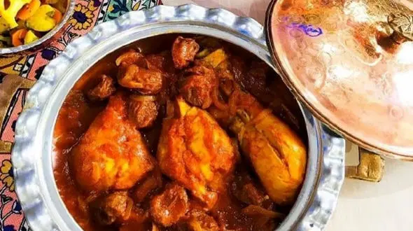 خورش مرغ آلوی لاهیجان + فیلم
