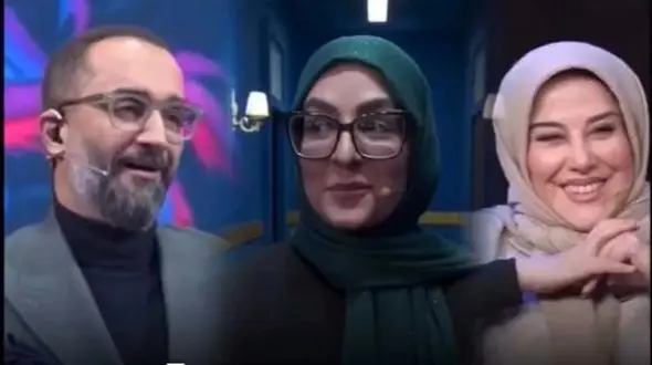 فیلم / عاشقانه عجیب روی آنتن صدا و سیما /  نیما کرمی مجری تلویزیون در برنامه شب یلدا اینطور قربون صدقه همسرش رفت !