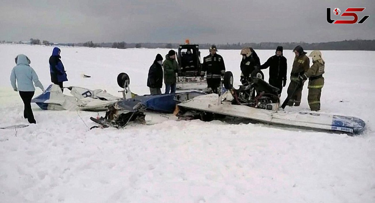 سقوط هواپیما با 3 کشته در سن پترزبورگ + عکس