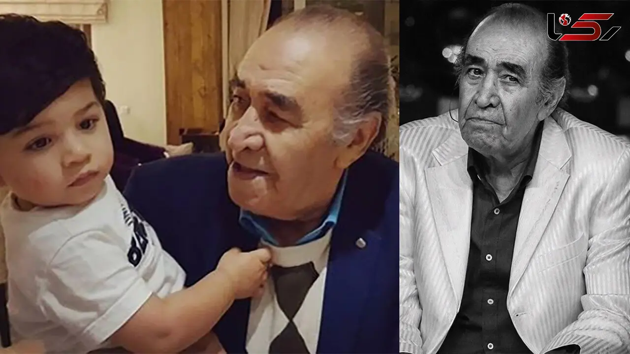 فیلم/ صدای ارشان، نوه استاد ایرج، در کنار پدربزرگش / همخوانی شیرین باورنکردنی که وایرال شد