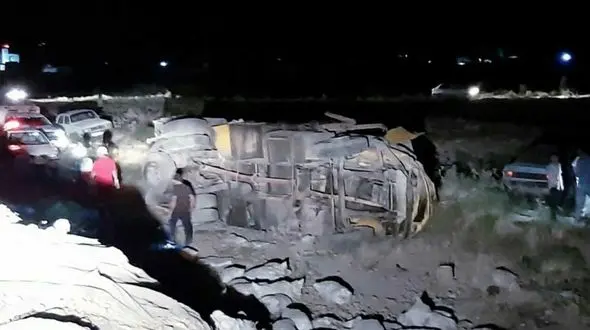 مرگ تلخ راننده کامیون در زنجان