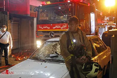 آتش‌سوزی و انفجار در کلینیک درمانی سینا اطهر