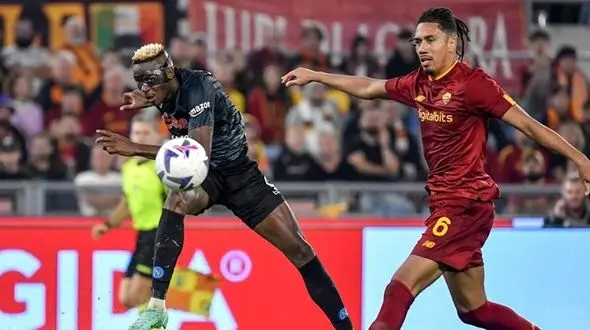 یادگاری اوسیمن روی دیوار المپیک رم/ ناپولی دست‌بردار صدر جدول نیست