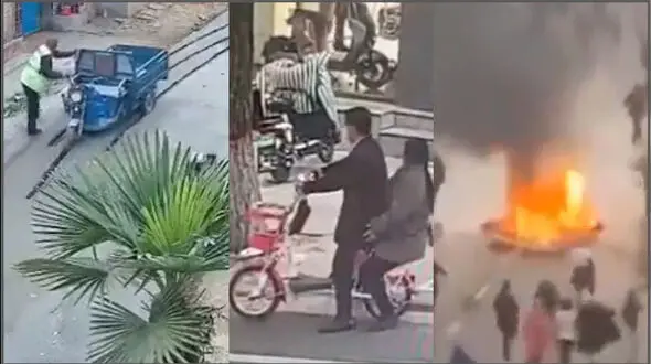 ببینید / از تصادف شدید در عوارضی تا دستگیری سارق در حین سرقت از فروشگاه + 10 فیلم حادثه ای 