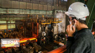 ‌رشد ۹.۹ درصدی تولید فولاد خام تا پایان مردادماه