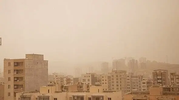 هوای شهر کرمانشاه در وضعیت قرمز