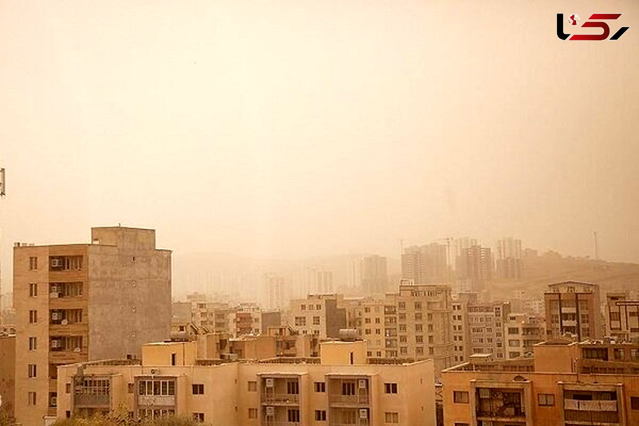 هوای شهر کرمانشاه در وضعیت قرمز