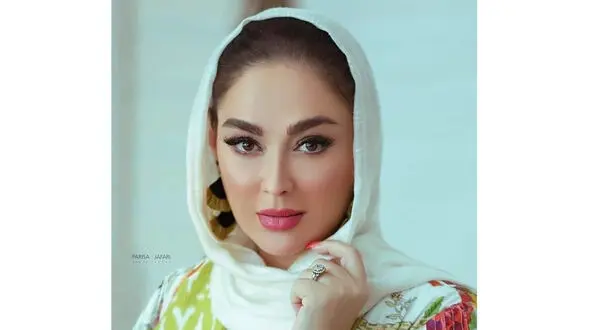 عکس الهام حمیدی و همسرش