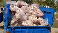 کشف و ضبط بیش از یک تن گوشت مرغ فاسد از یک مرکز بسته بندی در نیشابور