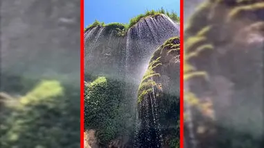 فیلم آبشار دیدنی در جلفا