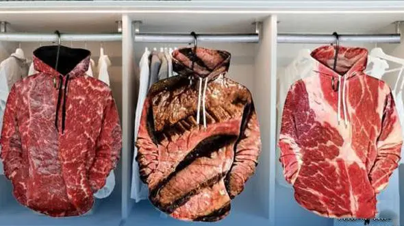 چندش آورترین لباس ها از گوشت+تصاویر