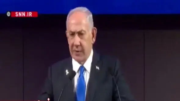 فیلم اولین اظهارات نتانیاهو در مراسم سفارت آمریکا در قدس اشغالی