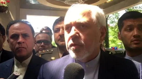  واکنش ظریف به حادثه تروریستی تهران +فیلم