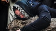 ضجه های جگرسوز زیبا بروفه در مراسم تشییع همسر جوانش پیام صابری/ عشق که نمیمیره!