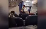 جنجال یک سگ در هواپیمای پرواز ایرانی ! + فیلم 2 آقای بازیگر چه کردند !