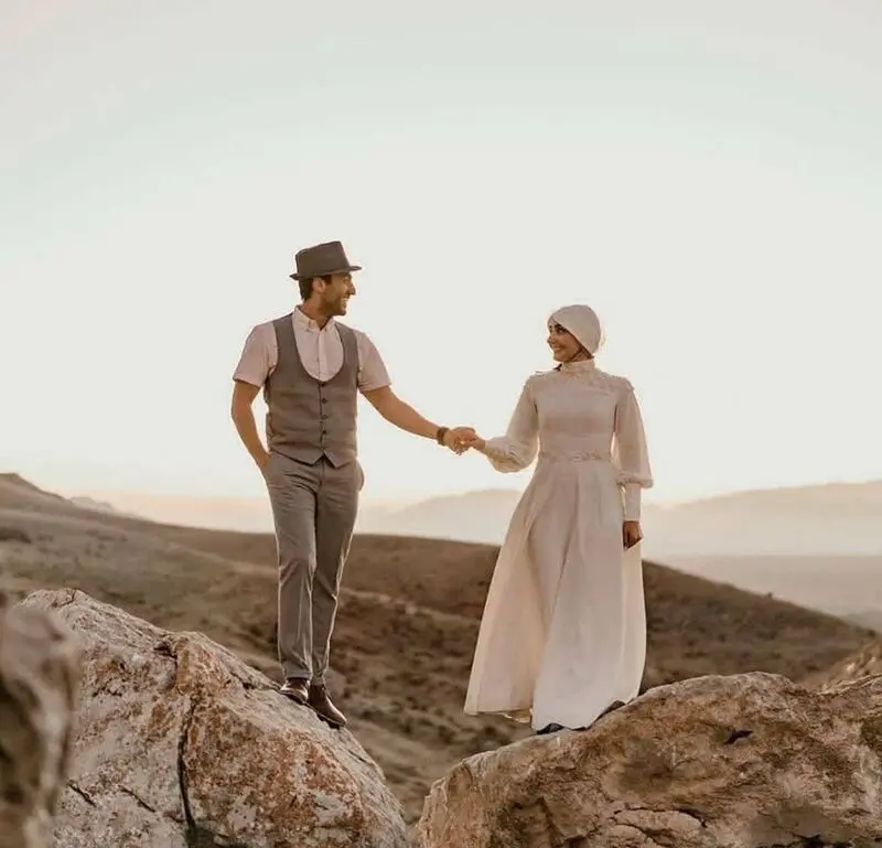 فاطمه گودرزی در مراسم عروسی پسرش