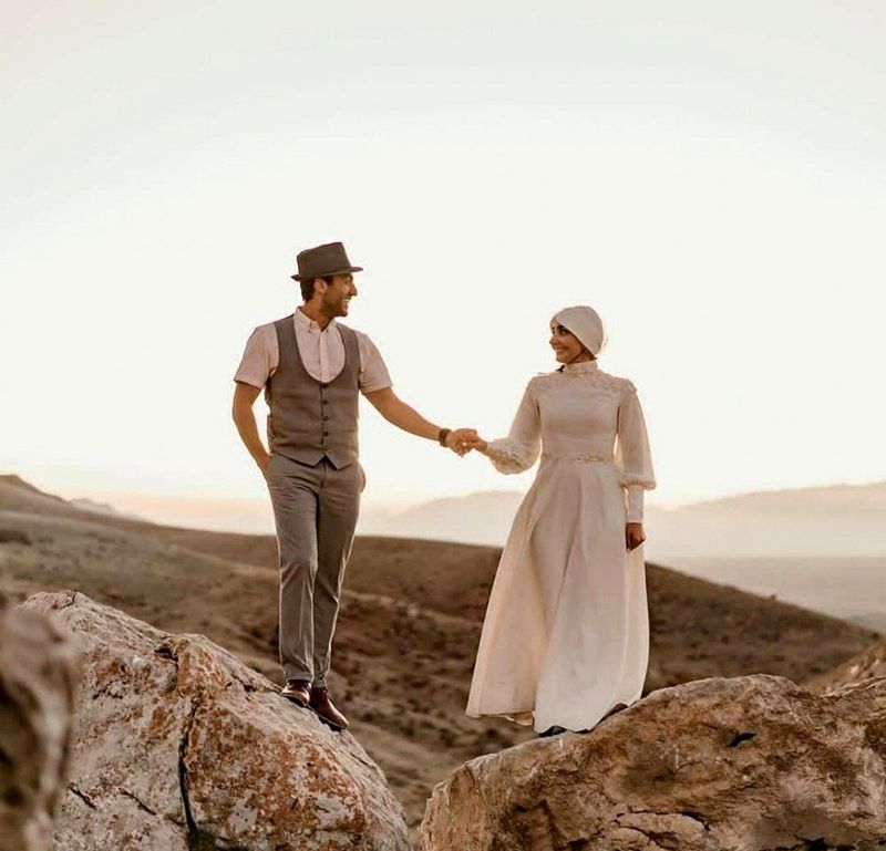 فاطمه گودرزی در مراسم عروسی پسرش