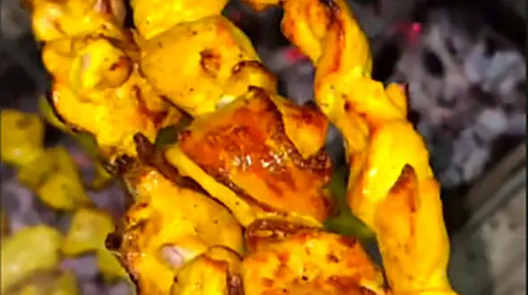 جوجه زعفرونی پیشنهاد ناهار امروز + فیلم