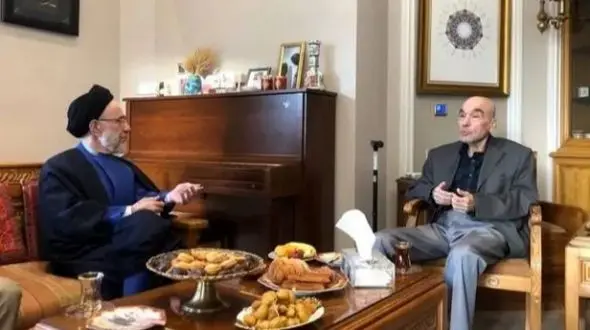 دیدار سید محمد خاتمی و رضا داوری اردکانی