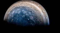 نمای شگفت انگیز سیاره مشتری از دوربین فضا پیمای جونو ناسا + فیلم و عکس