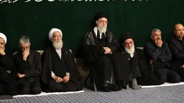 مراسم شام غریبان اباعبدالله(ع) در حسینیه امام خمینی(ره) + تصاویر