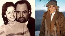 فیلم آوازخوانی گوگوش با پدرش 67 سال پیش / آموزش الفبای موسیقی با اجرای گوگوش و صابر آتشین 