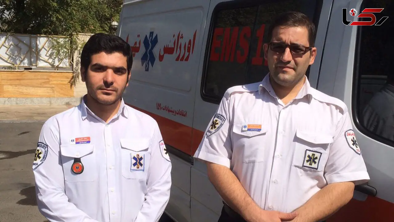 این دو مرد امروز بالای سر زن زائو تهرانی رفتند و بچه اش را به دنیا آوردند ! + عکس 