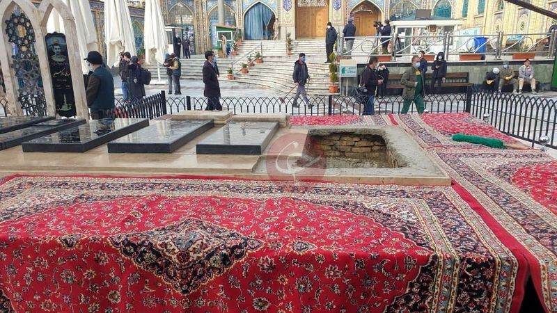 محل تدفین شهید فخری زاده - امام زاده صالح(ع) 