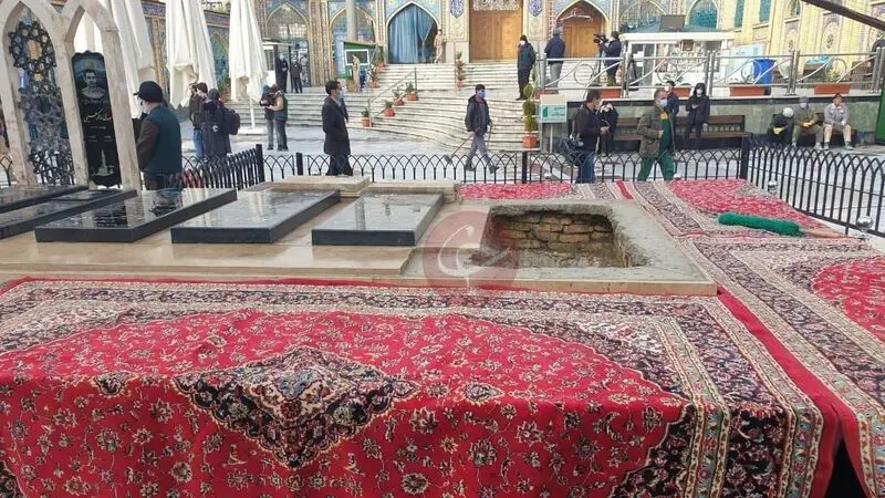 محل تدفین شهید فخری زاده - امام زاده صالح(ع) 