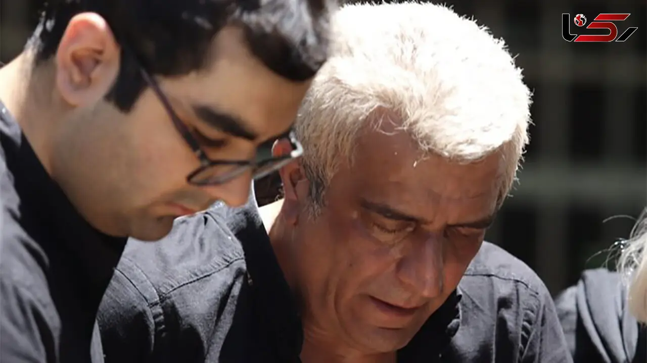 فیلم گریه های دردناک همسر شهرزاد جواهری در مراسم خاکسپاری خانم بازیگر / از حضور لادن اسکندری تا هدایت هاشمی و دیگر هنرمندان/روحش شاد
