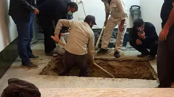  حال و هوای محل تدفین علامه حسن‌ زاده آملی در روستای ایرا +فیلم