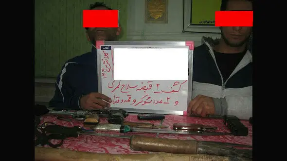  هفت تیرکش های جوادیه تهران پارس دستگیر شدند + عکس
