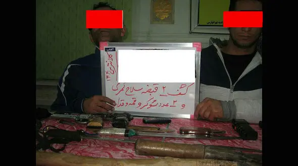  هفت تیرکش های جوادیه تهران پارس دستگیر شدند + عکس