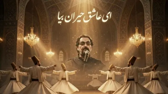 مهمان صدای بهشتی استاد شهرام ناظری باشید/ «ای عاشق حیران بیا» زیباترین شعر دیوان شمس با صدای غزل ساز «شهرام ناظری» شوالیهٔ آواز ایران