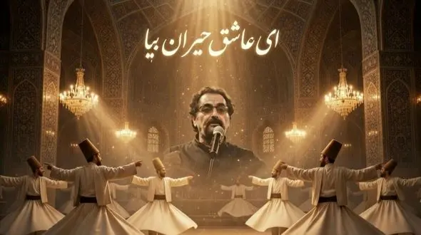 مهمان صدای بهشتی استاد شهرام ناظری باشید/ «ای عاشق حیران بیا» زیباترین شعر دیوان شمس با صدای غزل ساز «شهرام ناظری» شوالیهٔ آواز ایران