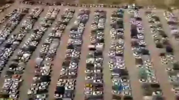 تصاویر هوایی و دیدنی از وضعیت شهر و پارکینگ‌ شهرستان مهران + فیلم