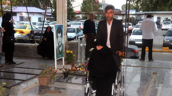 تنها بانوی جانباز ۷۰ درصد گیلان شهید شد+ عکس