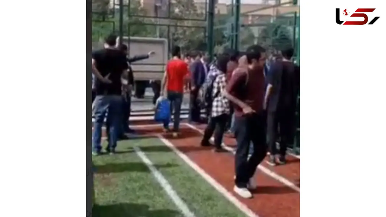 فیلم درگیری دانشجویان دانشگاه تهران / علت اعلام شد