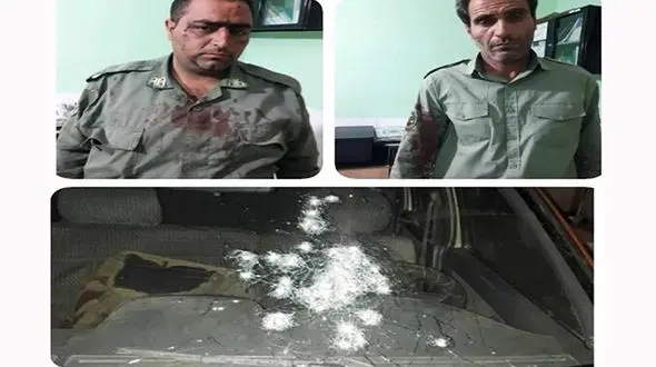 حمله خونین به محیط‌بانان در برابر دادگاه ! + عکس ها