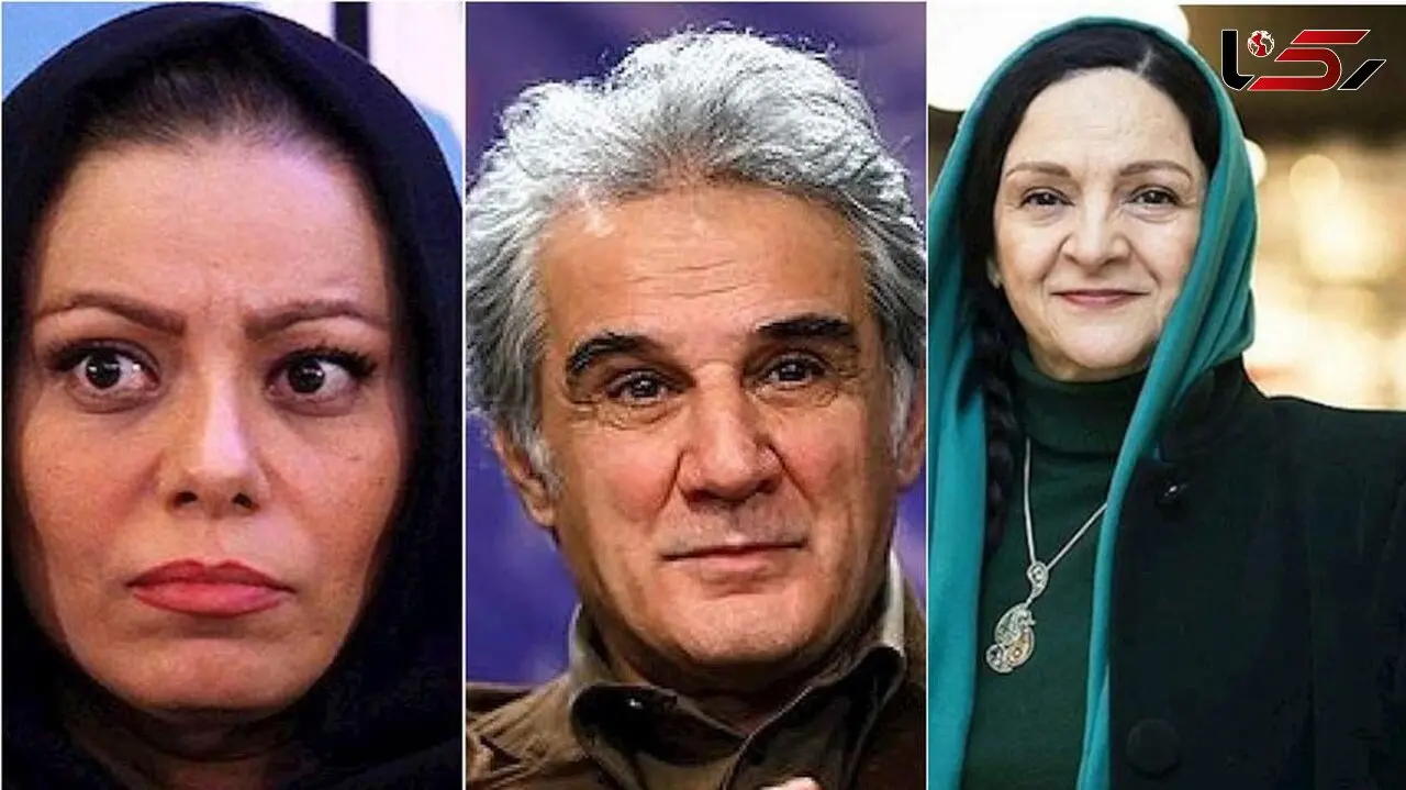 عکس زن اول دوم مهدی هاشمی / تفاوت سنی زیاد گلاب آدینه و زن دوم آقای بازیگر !