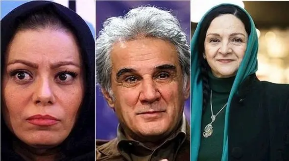 عکس زن اول دوم مهدی هاشمی / تفاوت سنی زیاد گلاب آدینه و زن دوم آقای بازیگر !