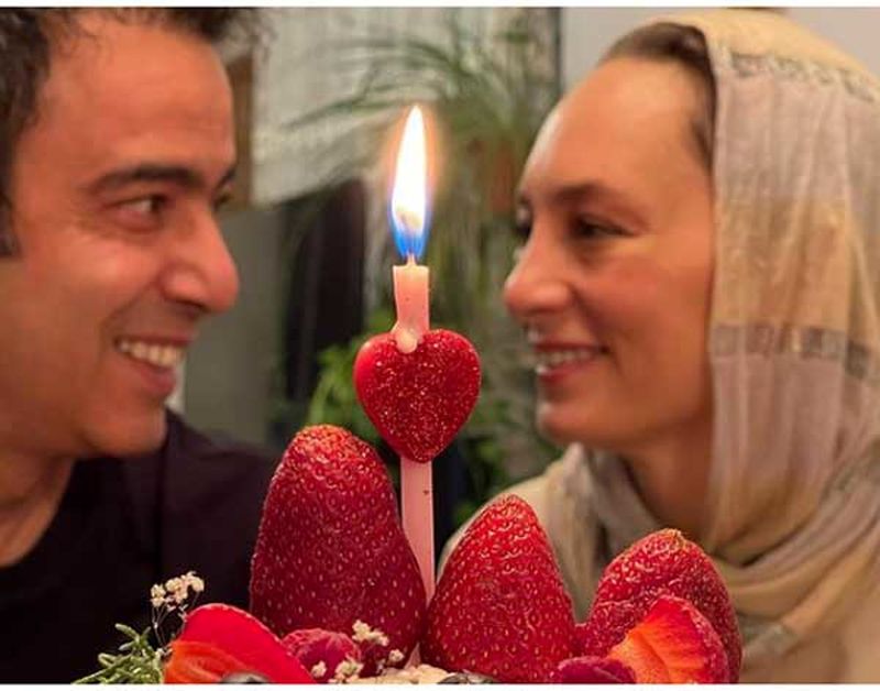 جشن تولد سحر ولدبیگی با کیک زیبا به سفارش همسرش نیما فلاح